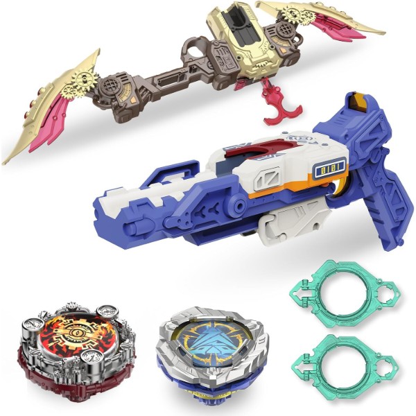 Фото - Набір дзиг Infinity Nado VII Power Battle Set Thunder Shadow Hunter vs Fiery Blast Wheel (EU664180)